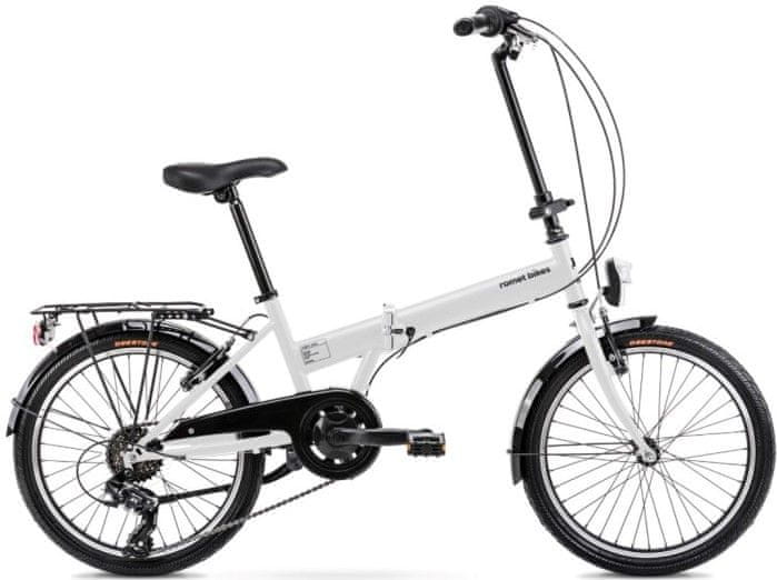 Romet skladací bicykel Wigry Eco 13.0", biela 2022